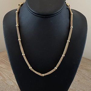 Anne Klein Costume Gold Necklace